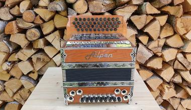 Alpen Harmonika Modell Compact Kirsche 